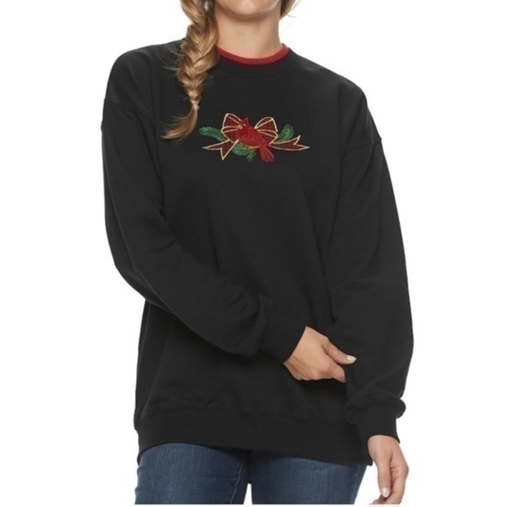 Mccc Sportswear Cardinal Christmas Sweatshirt NWT